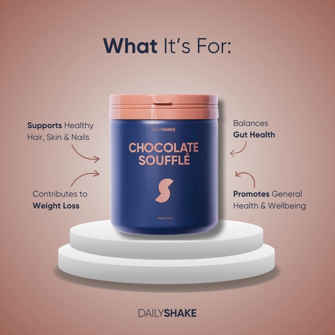 2 Single Sachets Chocolate Souffle - Daily Shake - Premium Meal Replacement Shakes