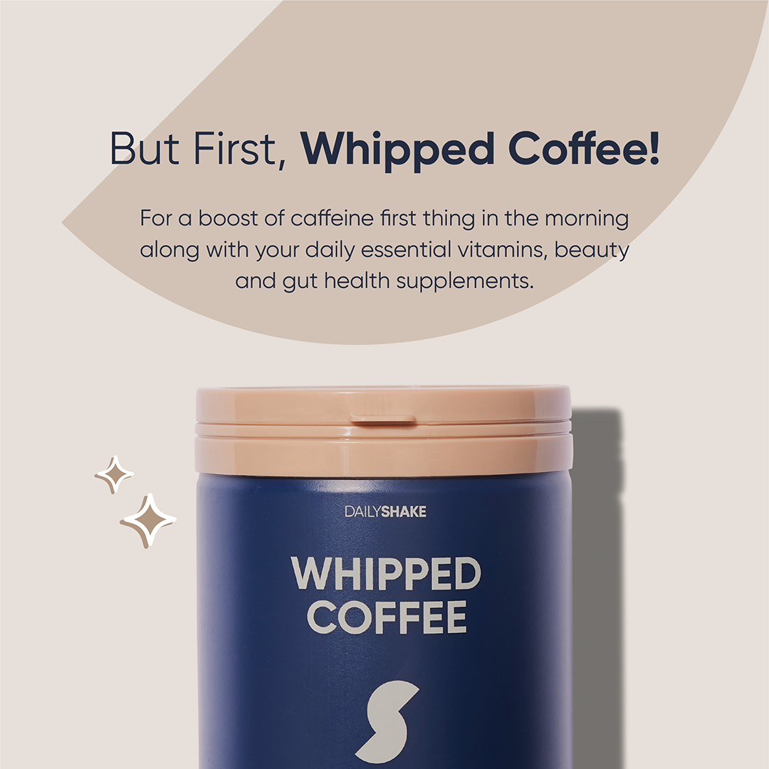 2 Single Sachets Whipped Coffee - Daily Shake - Premium Meal Replacement Shakes