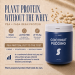 Coconut Pudding Daily Shake plant protein with pea and faba beans, vegan and lactose free