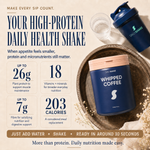 Whipped Coffee Daily Shake high-protein daily health shake with vitamins, minerals and fibre